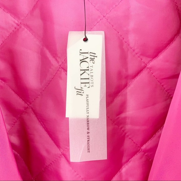 NWT Talbots Pink Jacket The Jackie Fit 2 - Picture 5 of 9
